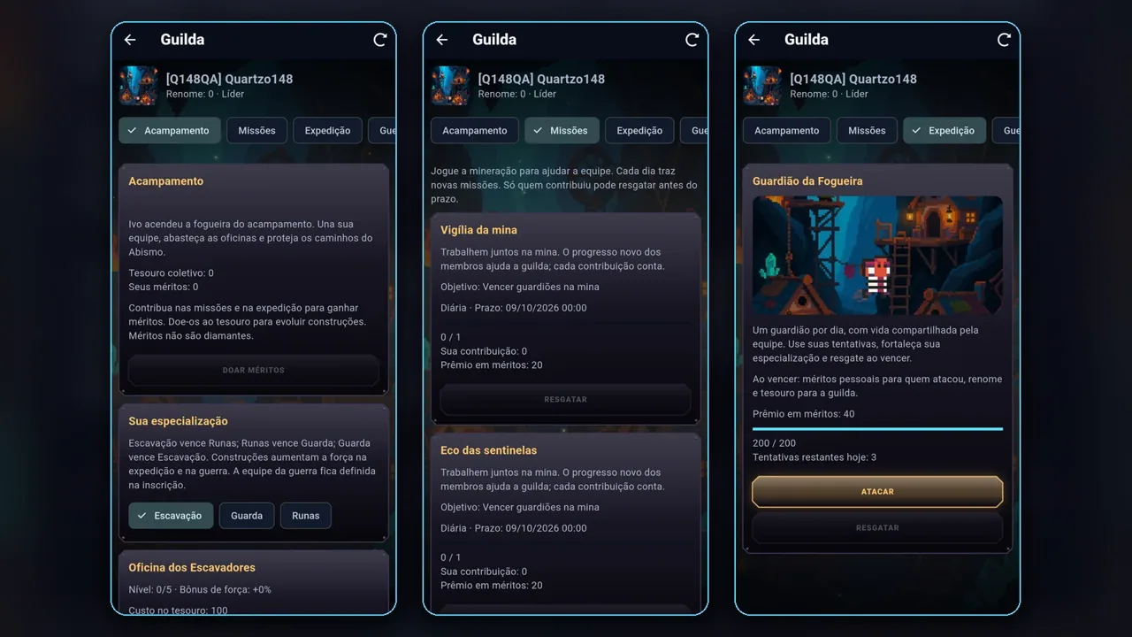 Guilds in the depths